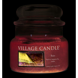 Village Candle Malá vonná svíčka ve skle Rain 262g - Déšť