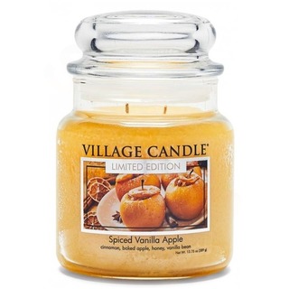 Střední vonná svíčka ve skle Spiced Vanilla Apple 397g - Pečené vanilkové jablko