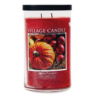 Village Candle Velká vonná svíčka ve skle Apple Pumpkin 602g