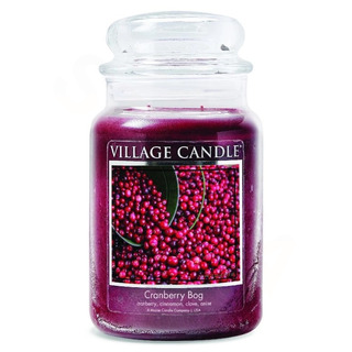 Velká vonná svíčka ve skle Cranberry Bog 602g - Božské brusinky