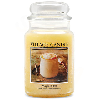 Village Candle Velká vonná svíčka ve skle Maple Butter 645g - Javorový sirup